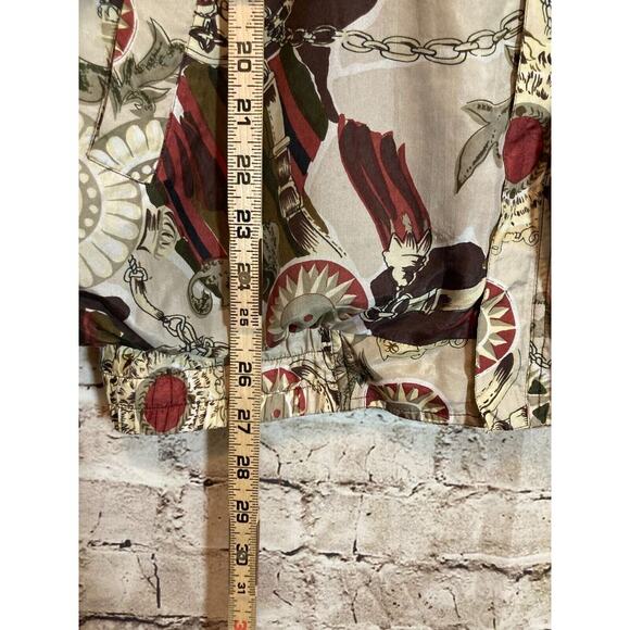 Vintage Coaco Silk Jacket Womens Large Equestrian Full Front Zip Bomber Puffy - Picture 9 of 13